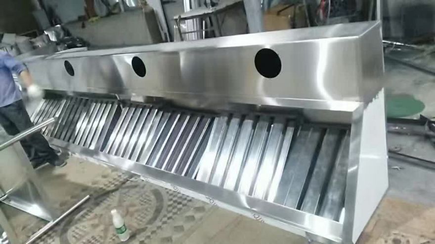 长沙商用餐饮厨房排烟系统设计制作安装