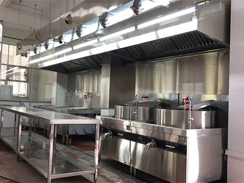 长沙商用餐饮厨房排烟系统设计制作安装